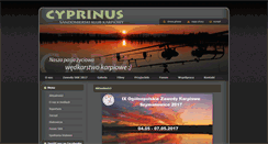Desktop Screenshot of cyprinus.pl